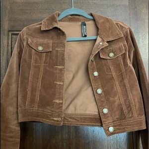 Corduroy cropped Jacket